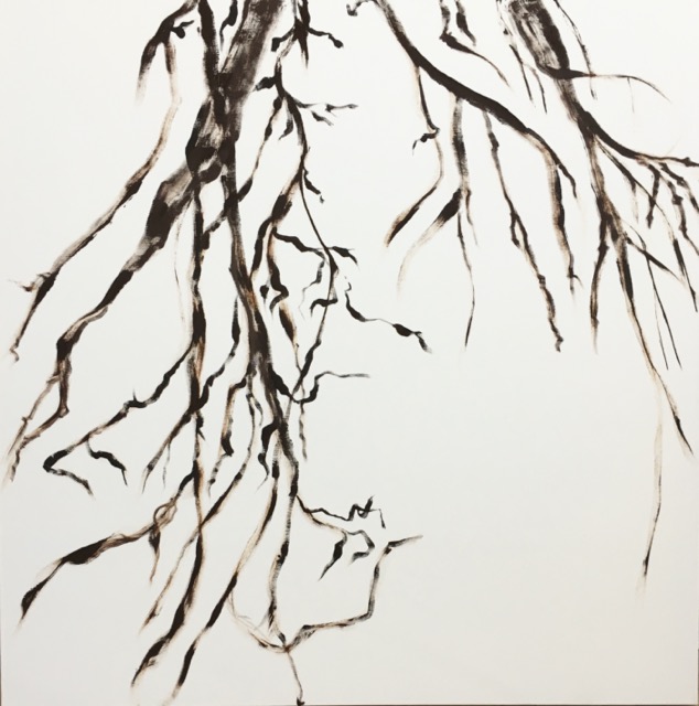 Shadow VI, oil/canvas, 36 x 36 inches 