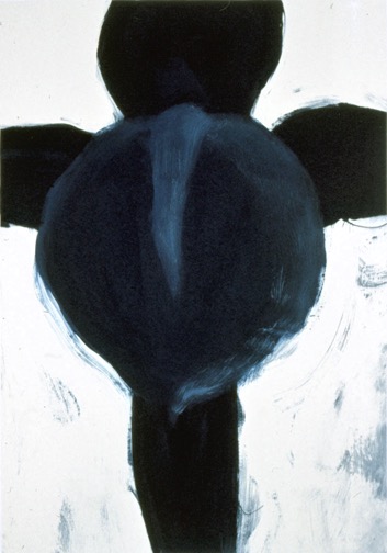 Black Iris 11, screen monotype, 30 x 22 Arches 88, $700, CN-97.011