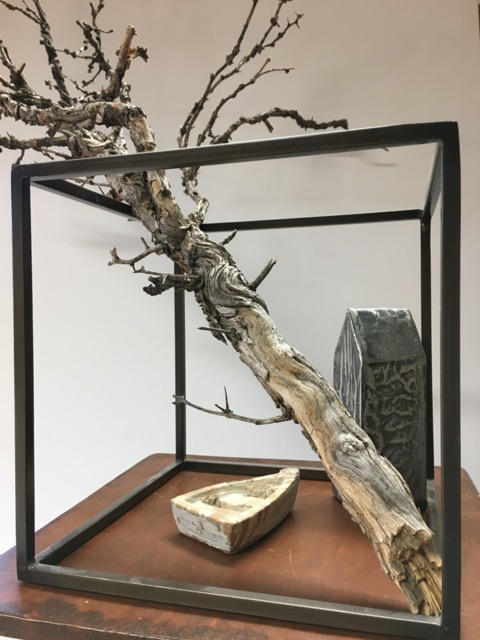 Penumbra, Cast iron, branch, steel, 18x12x12